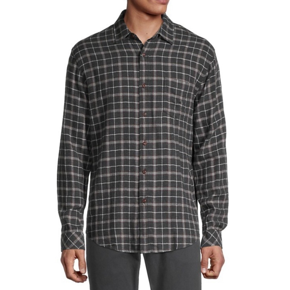 RAILS NWT MEN’S LENNOX BRUSHED REGULAR FIT PLAID LONG SLEEVE BUTTON DOWN SHIRT - Picture 2 of 16